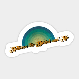 vintage retro Between the Buried and Me Sticker